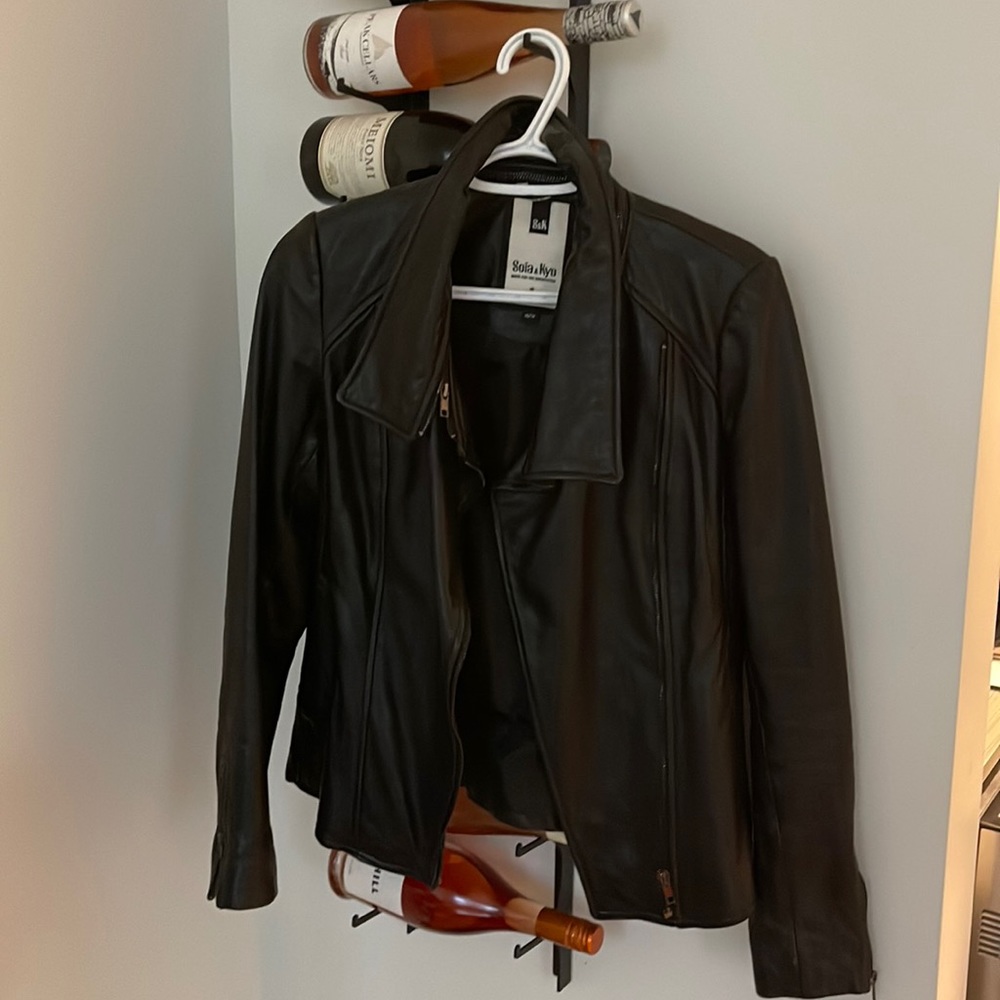 Soia & Kyo leather coat